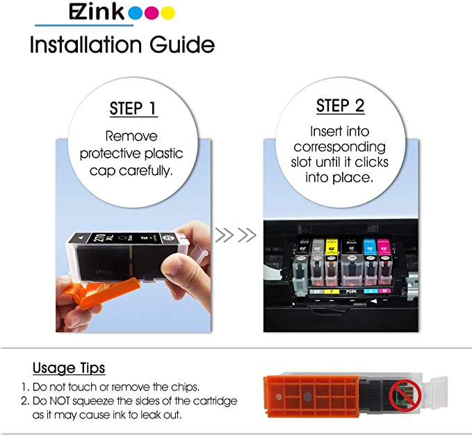 Compatible Ink Cartridge Canon PGI-270XL 4 Pack E-Z Ink