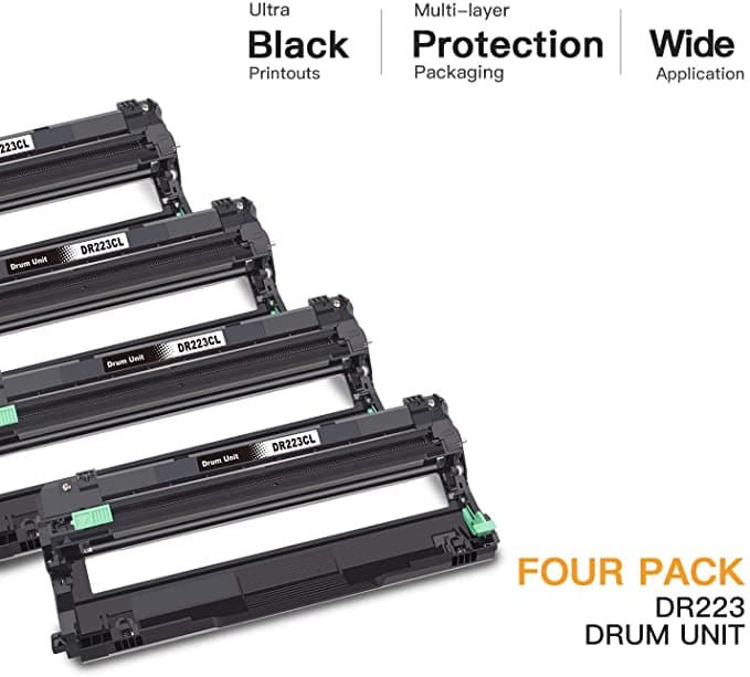 Compatible Drum Unit Brother DR223CL DR223 DR-223 4 Pack E-Z Ink