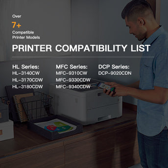 Compatible Toner Cartridge Brother TN221 B Black 2 Pack E-Z Ink