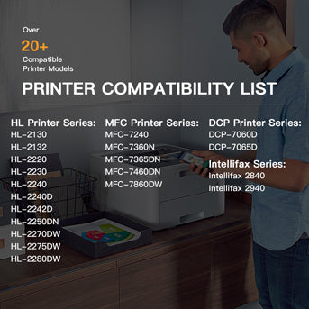 Compatible Toner Cartridge Brother TN450 TN420 TN-450 TN-420 E-Z Ink
