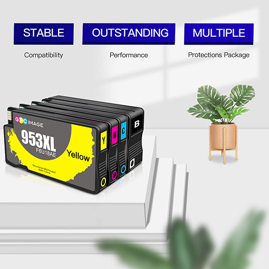 Kompatibel Druckerpatronen Ersatz für HP 953 XL für HP Officejet Pro 8710 8715 8718 8719 8720 8725 8730 8740 7740 8218 (4 Pack, Neueste Update Chip) DE