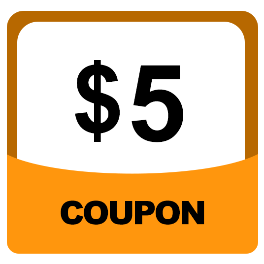 $5 website coupon