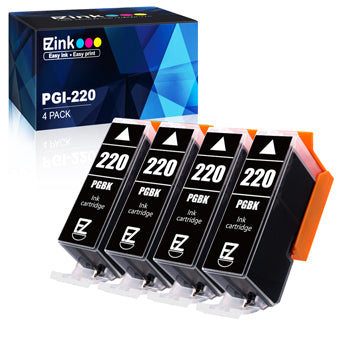 Compatible Ink Cartridge Canon PGI-220 4 Pack E-Z Ink