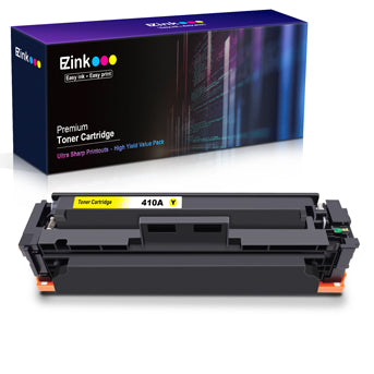 Compatible Toner Cartridge HP 410A Yellow-1 Pack E-Z Ink