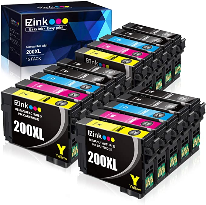 Hervervaardigde Inkpatroon Epson 200XL T200XL 15-Pak