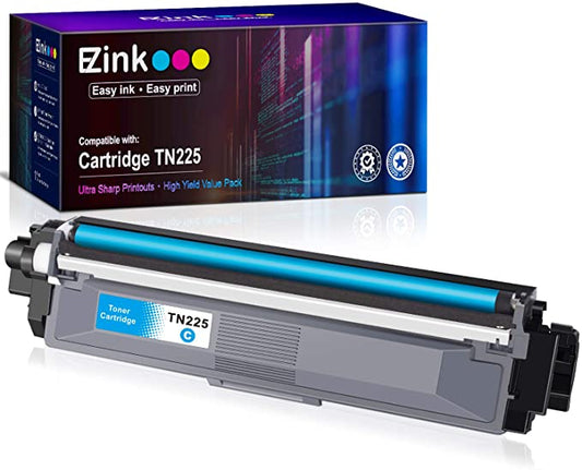 Compatible Toner Cartridge Brother TN225 C Cyan 1 Pack E-Z Ink