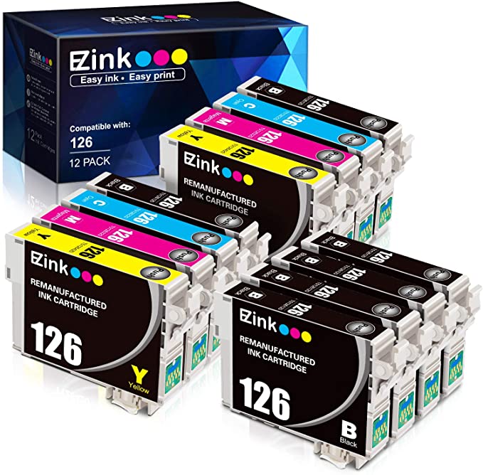 Hervervaardigde Inkpatroon Epson 126 T126 12-pak