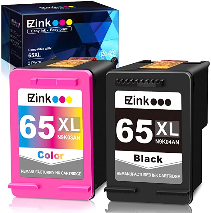 Hervervaardigde Inkpatroon HP 65XL 65 XL 2 Pak