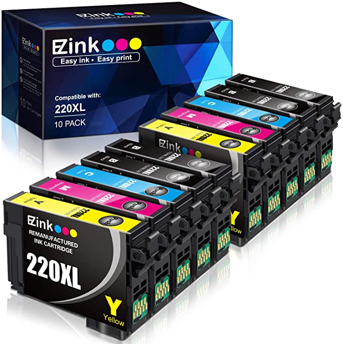Hervervaardigde Inkpatroon Epson 220 XL 220XL T220XL 10-pak