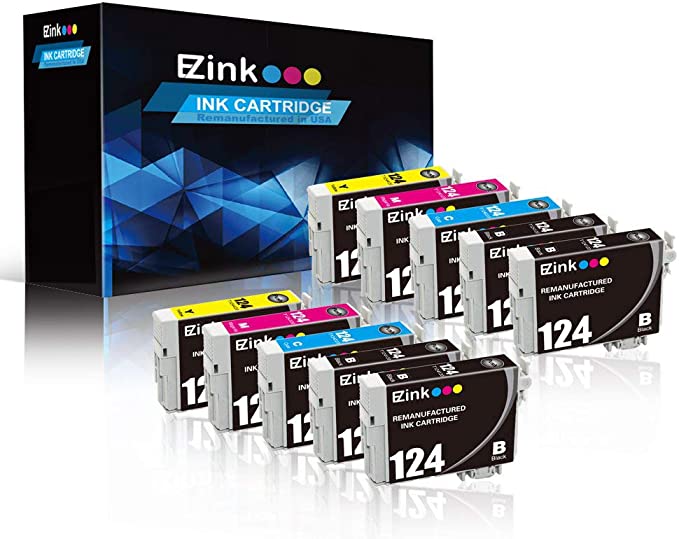 Hervervaardigde Inkpatroon Epson 124 T124 10-pak