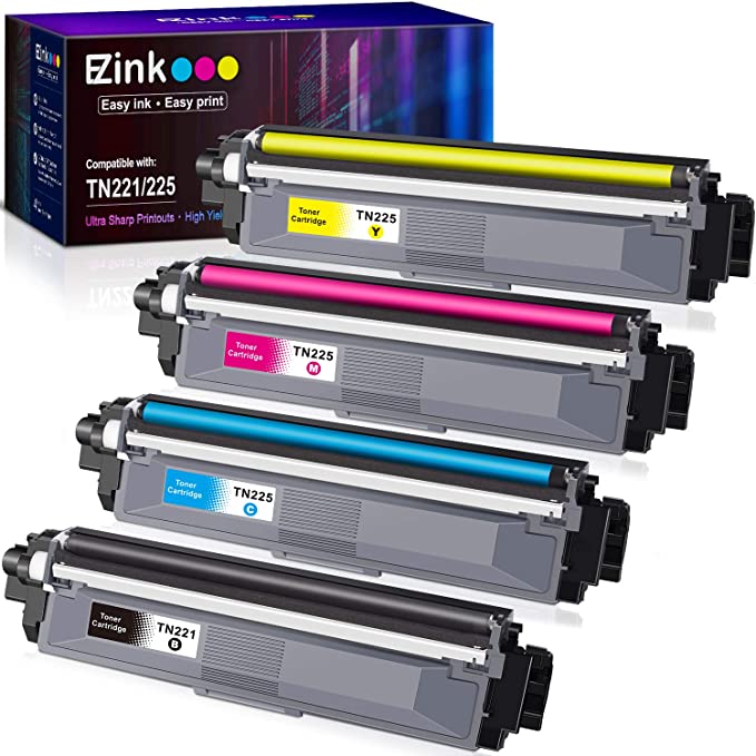 Versoenbare Tonerkartridge Brother TN221 TN225 4 Pak