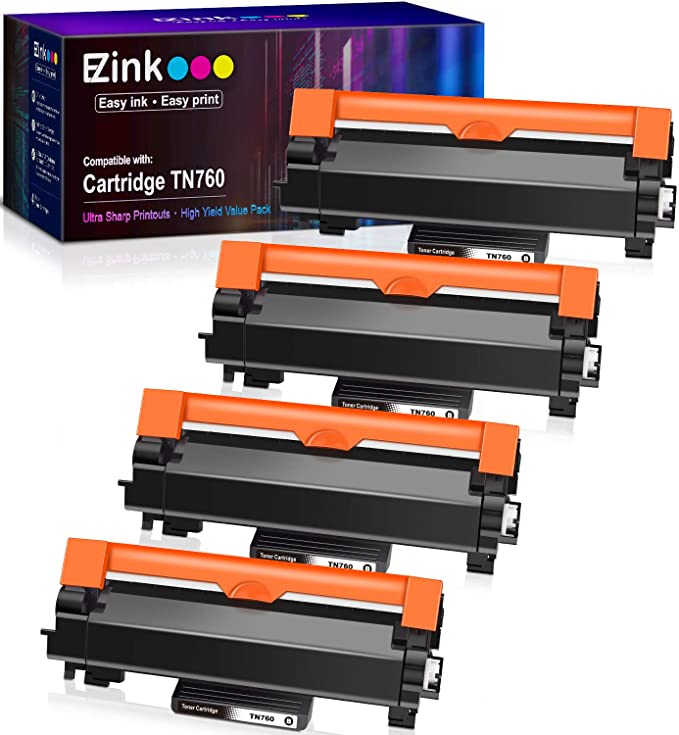 Versoenbare Tonerkartridge Brother TN760 TN 760 TN730 met Skyfie 4 Pak