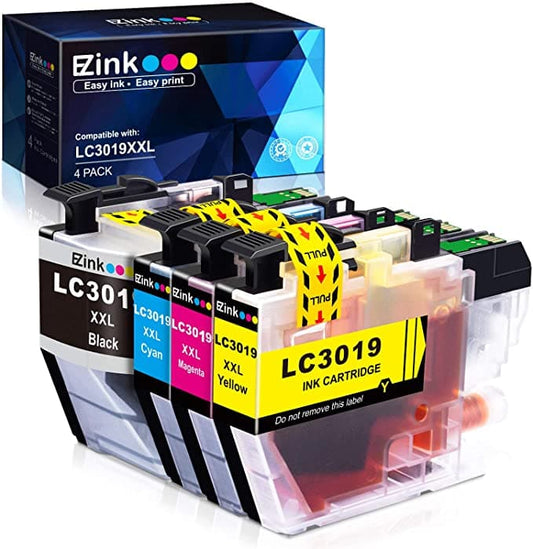 Compatible Ink Cartridge Brother LC3019 XXL LC3019BK LC3019C LC3019M LC3019Y 4 Pack E-Z Ink