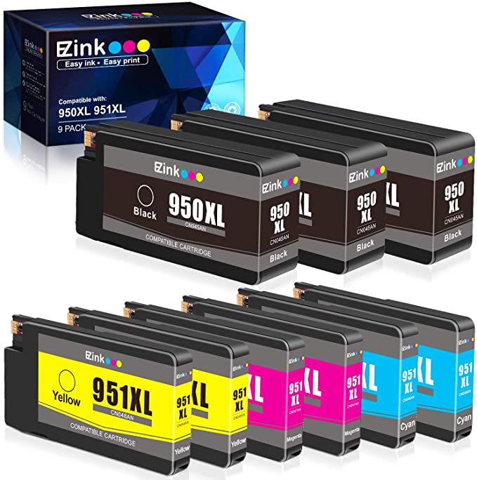 Versoenbare Inkpatroon HP 950XL 951XL 9-pak