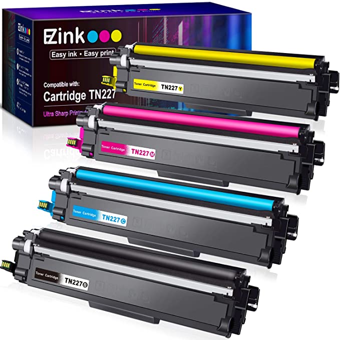 Versoenbare Tonerkartridge Brother TN227 TN-227 TN227bk TN223 TN-223 met Skyfie 4-pak