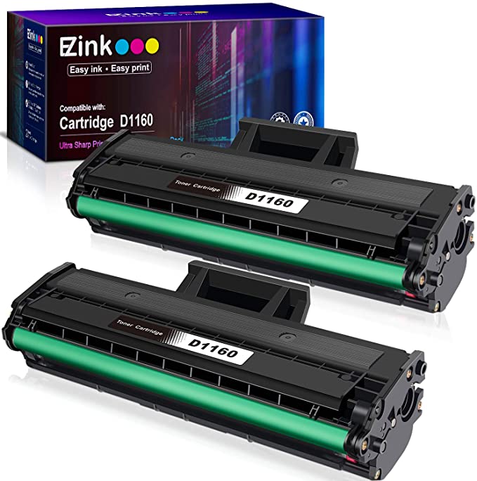 Compatible Toner Cartridge Dell YK1PM 1160 331-7335 HF44N HF442 2 Pack E-Z Ink