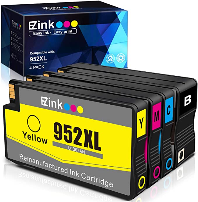 Hervervaardigde Inkpatroon HP 952XL Opgewaardeerde Chips 4 Pak