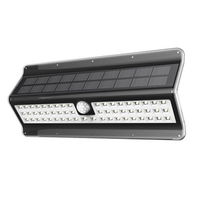 EZBASICS Solar Lights Outdoor 56 LED, Black Shape, 1 Pack