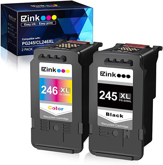 Remanufactured Ink Cartridge Canon PG-245XL CL-246XL PG-243 CL-244 E-Z Ink
