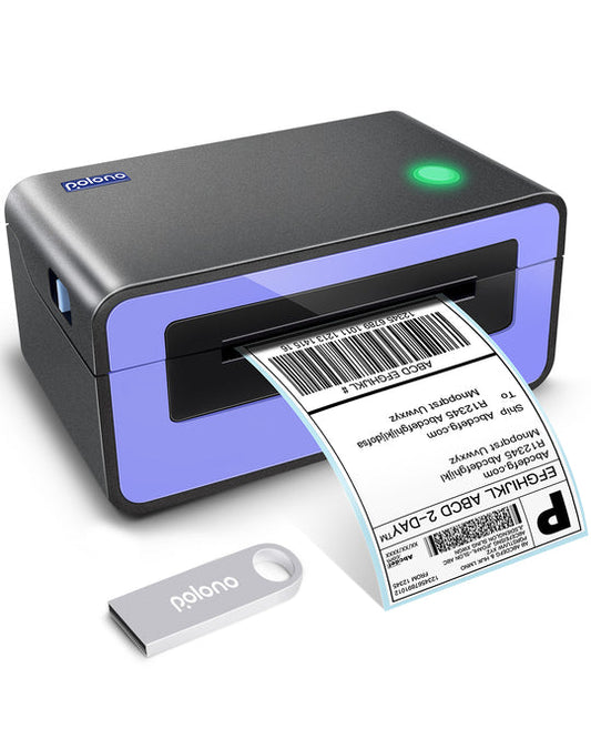 PL60 4x6 Thermal Label Printer, Compatible with Amazon, UPS, Ebay, FedEx, Shopify, etc POLONO
