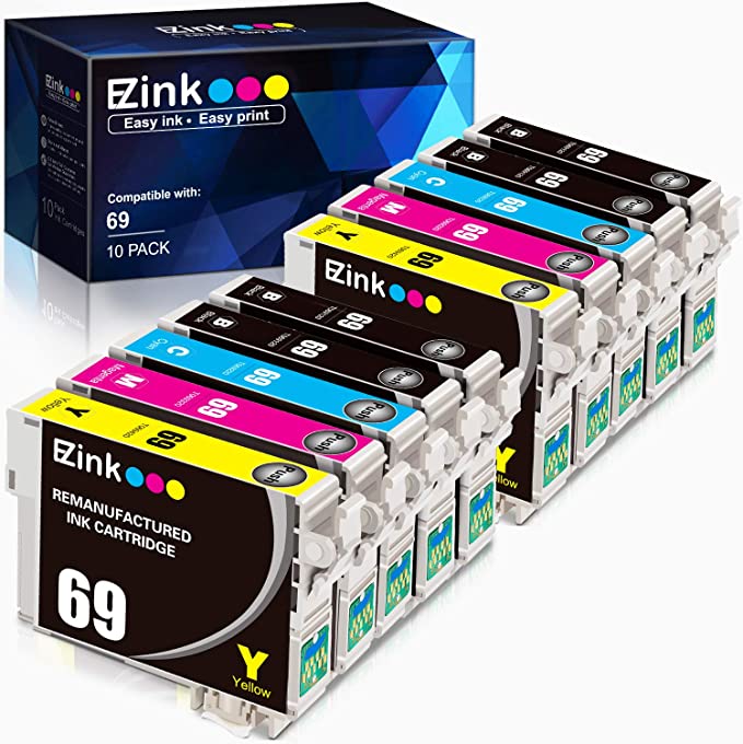 Hervervaardigde Inkpatroon Epson 69 T069 10-pak