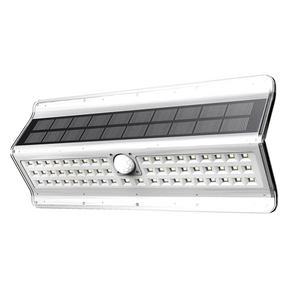 EZBASICS Solar Motion Sensor Light Outdoor, 56 LED, White Shape, 1 Pack