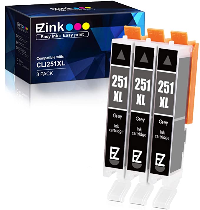 Compatible Ink Cartridge Canon CLI-251XL CLI 251 XL 3 Pack E-Z Ink