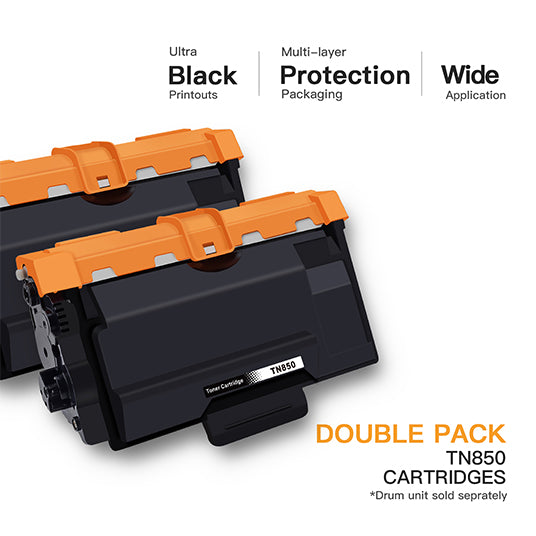 Compatible Toner Cartridge  Brother TN-850 2 Pack E-Z Ink