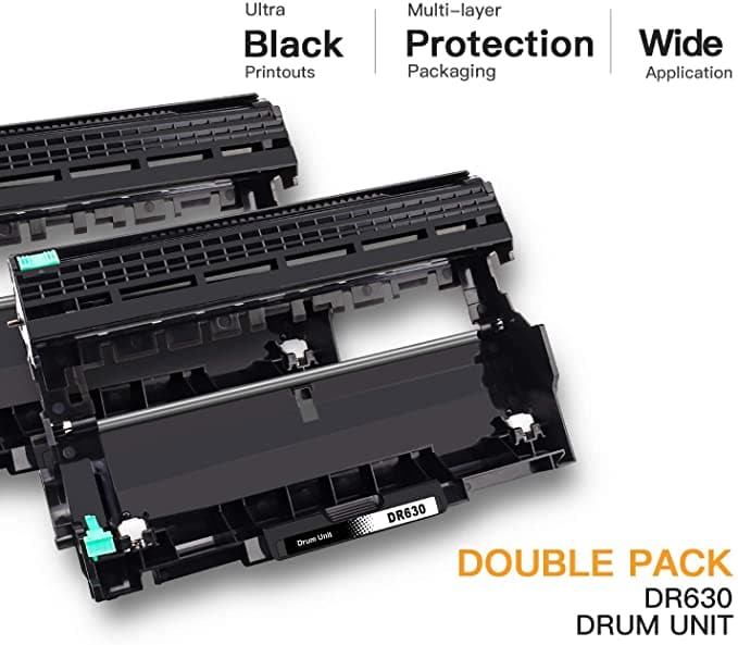 Compatible Drum Unit Brother DR630 2 Pack E-Z Ink