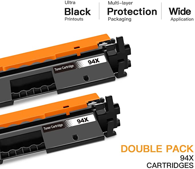 Compatible Toner Cartridge HP 94X CF294X High Yield 2 Pack E-Z Ink