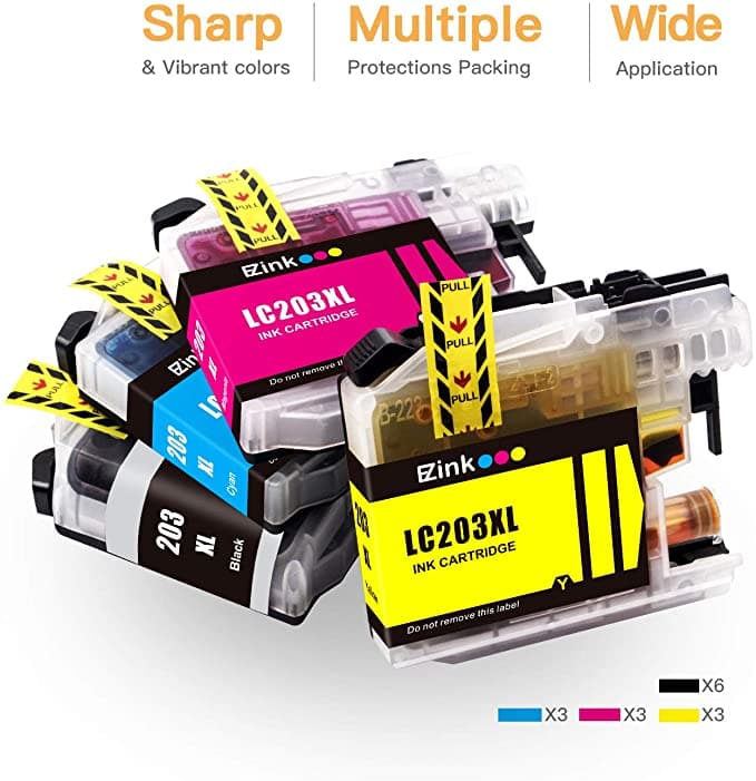 Compatible Ink Cartridge Brother LC203XL LC203 XL 15 Pack E-Z Ink