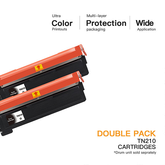 Compatible Toner Cartridge  Brother TN-210 2 Pack E-Z Ink