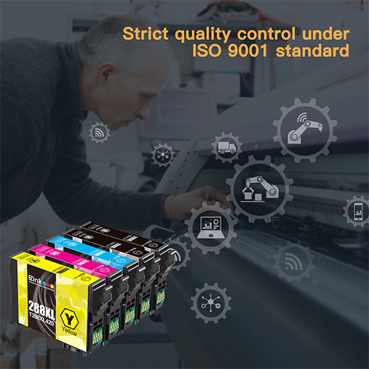 Remanufactured Ink Cartridge Epson T288XL 288 XL 288XL High Capacity 5 Pack E-Z Ink