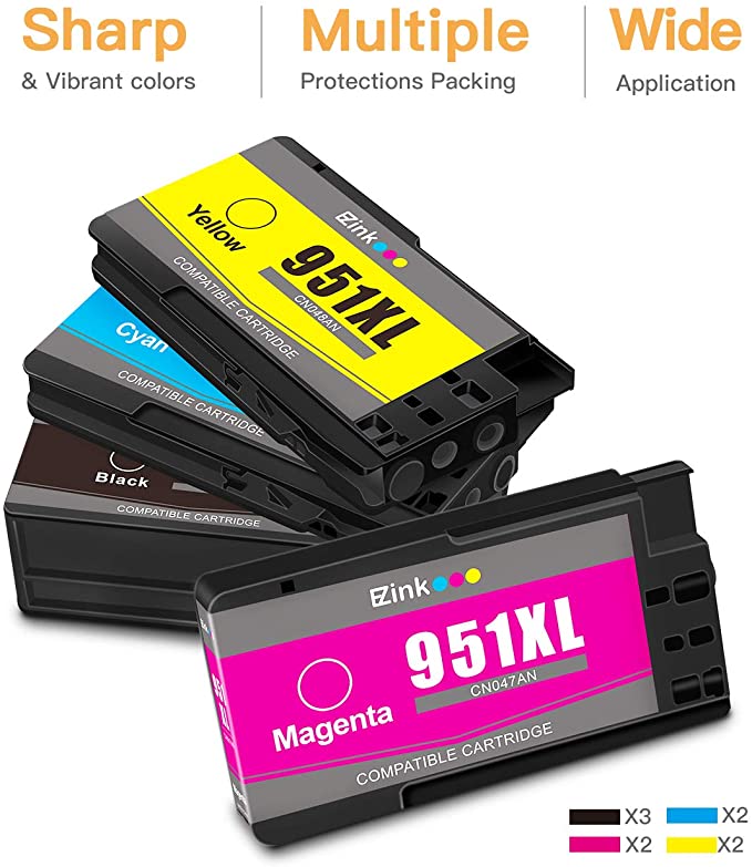 Compatible Ink Cartridge HP 950XL 951XL 9 Pack E-Z Ink