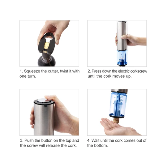 EZBASICS Electric Wine Opener Set ezbasics