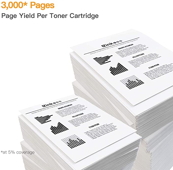 Compatible Toner Cartridge Brother TN760 TN-760 TN730 2 Pack E-Z Ink