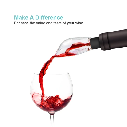 EZBASICS Wine Aerator Pourer, Tulip Design ezbasics