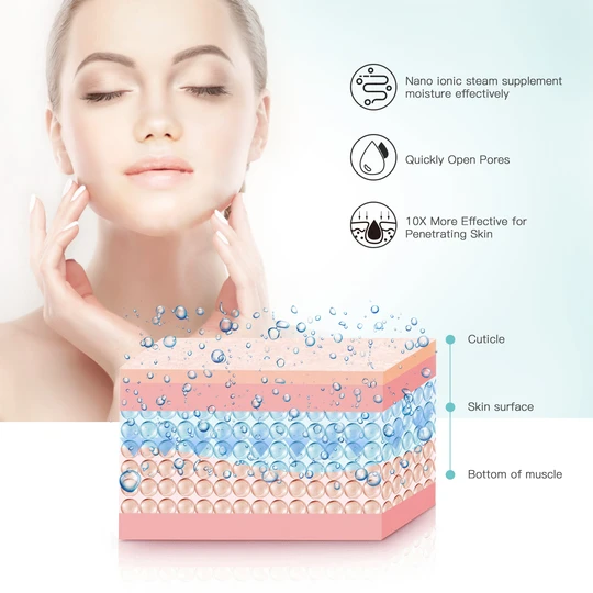 EZBASICS Nano Ionic Facial Steamer KD2331A ezbasics