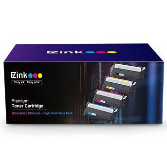 Compatible Toner Cartridge Samsung 404 404S CLT-K404S CLT-C404S CLT-M404S CLT-Y404S 4 Pack E-Z Ink