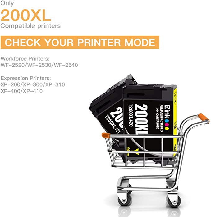Remanufactured Ink Cartridge Epson 200XL T200XL 15 Pack E-Z Ink