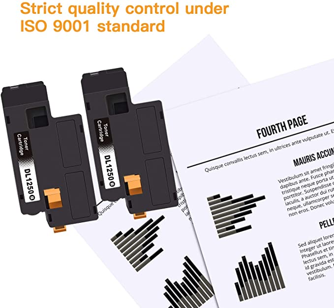 Compatible Toner Cartridge Dell 1250 810WH High Yield 2 Pack E-Z Ink