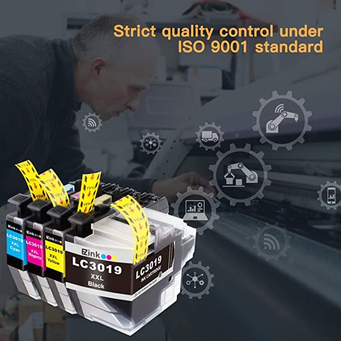 Compatible Ink Cartridge Brother LC3019 XXL LC3019BK LC3019C LC3019M LC3019Y 4 Pack E-Z Ink