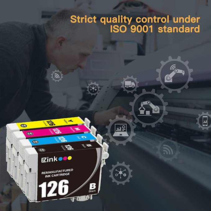 Remanufactured Ink Cartridge Epson 126 T126 12 Pack E-Z Ink
