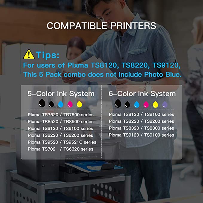 Compatible Ink Cartridge Canon PGI-280XXL PGI 280 XXL 2 Pack E-Z Ink
