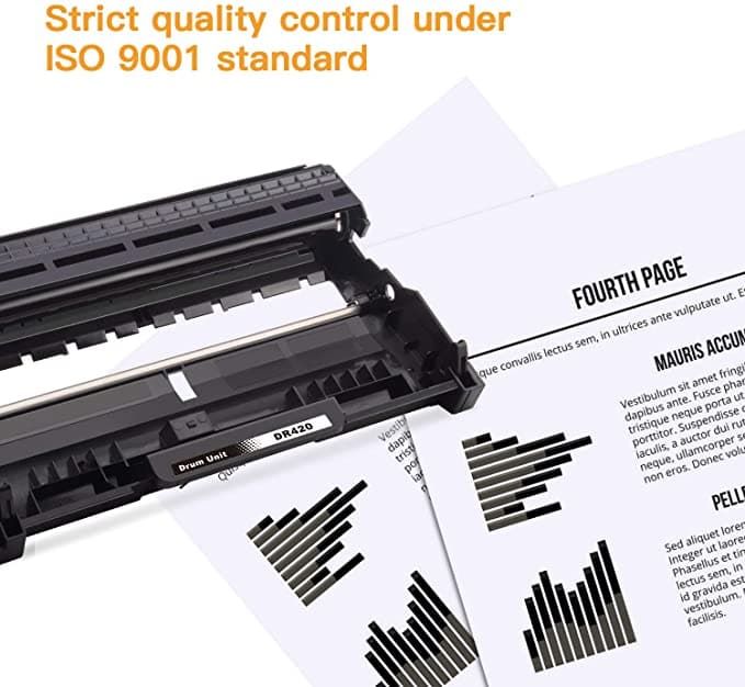 Compatible Drum Unit Brother DR420 DR 420 TN450 TN 450 High Yield 2 Pack E-Z Ink