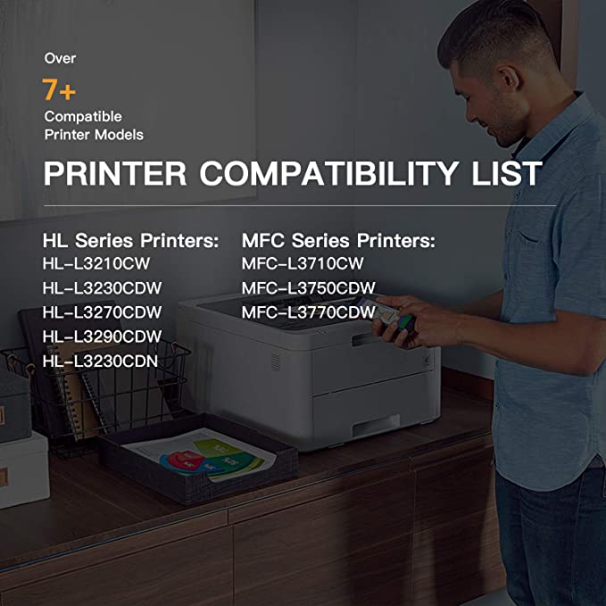 Compatible Toner Cartridge Brother TN227 TN-227 TN227bk TN223 TN-223 with Chip 2 Black E-Z Ink