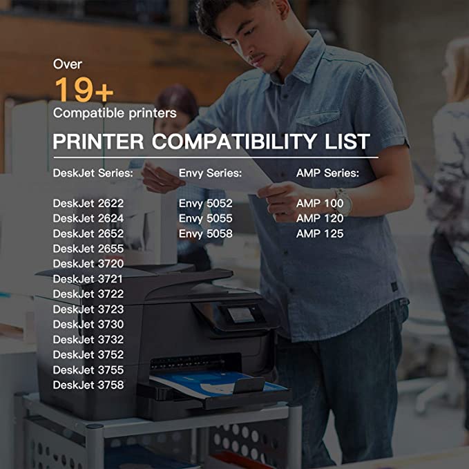 Remanufactured Ink Cartridge HP 65XL 65 XL 2 Pack E-Z Ink