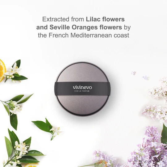 EZBASICS Prochain Car Air Freshener, Organic Neroli Plant Granules, with Vent Clip ezbasics