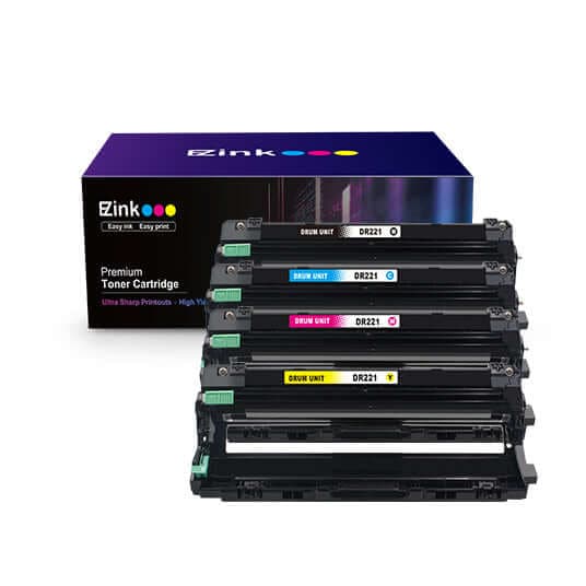 Compatible Drum Unit  Brother DR-221  4 Pack E-Z Ink