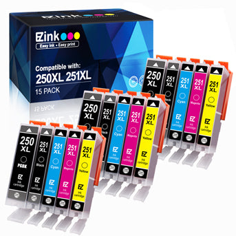 Versoenbare Inkpatroon Canon PGI-250XL 250 XL CLI-251XL 251 XL Hoë Opbrengs 15 Pak